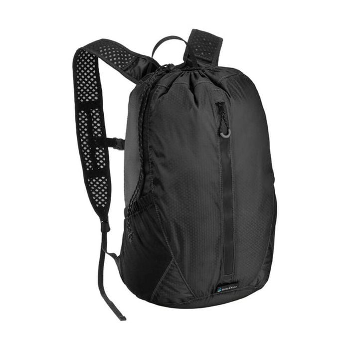 Skog A Kust Black Waterproof Packable Backpack Ultralight Roll-top 18l Silnylon