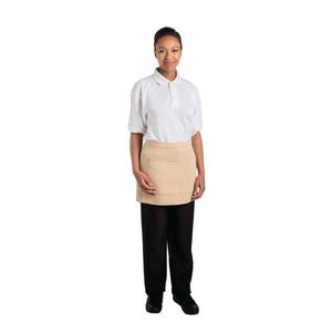 Southside Bistro Apron Khaki Beige 700 X 430mm Hospitality Uniform Kitchenware