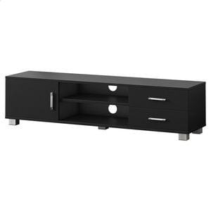 ALFORDSON Entertainment Unit Cabinet 120cm Black