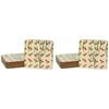 2x 6pc Lantern Studios Botanica 11cm Coaster Set Square - Red Gum