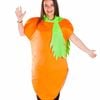 Novelty Adults Orange Carrot Food Costume - One Size