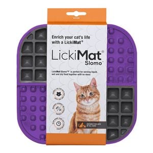 Lickimat 20cm Slomo Cat Food Server Purple