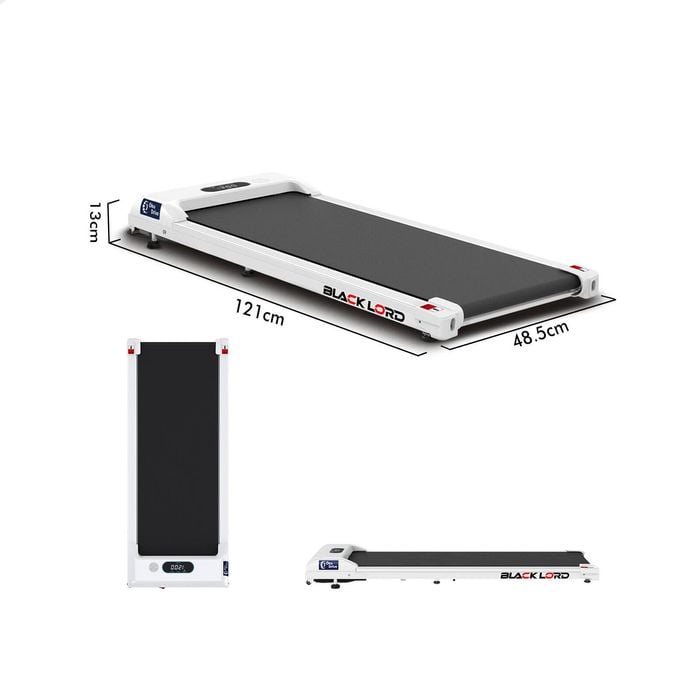 BLACK LORD Treadmill Electric Walking Pad Home Office Gym Fitness Remote Control Blue