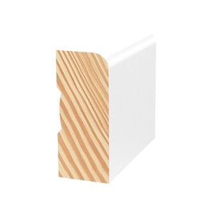 Porta 42 x 18mm 2.7m Pencil Round Architrave Primed FJ Pine