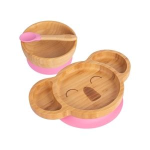 Tiny Dining Children's Bamboo Suction Koala Dinner Set
