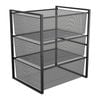 Flexi Storage Home Solutions Black Medium 3 Mesh Basket & Frame Kit