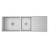 Sergio UBDH-1310DL Urbane Handmade Double Stainless Sinks with Single Lined Drainer