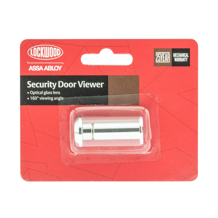 Lockwood Chrome Plate 160 Series Security Door Viewer