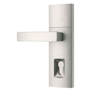 Gainsborough Satin Chrome Contemporary Angular Trilock Dummy Leverset