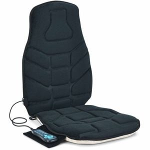 Costway Memory Foam Massage Seat Cushion Heat Vibrating Chair Pad Home