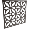 ProtectorAl 300 - 1200 x 300 - 1200mm Satin Black Morrocco Unframed Solid Aluminium Decorative Panel 