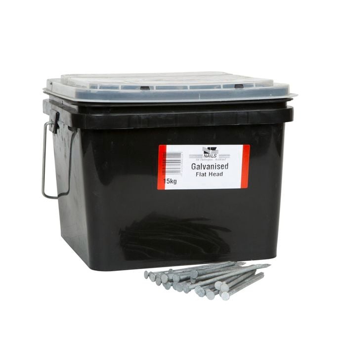 NZ Nails  40 x 2mm 15kg Galvanised Flat Head Nail