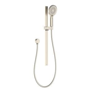 Mondella Resonance Brushed Nickel 5 Function Shower Rail Set WELS 3 Star 9L/min