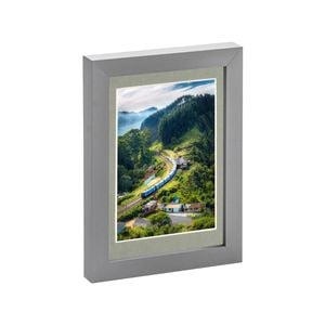 Nicola Spring Photo Frame with 4" x 6" Mount - 5" x 7" - Grey