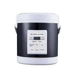 NNEOBA 12V/24V Mini Car Rice Cooker 1.6L Portable Grey