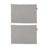 2x 4pc Bas Phillips Linen Tencel Placemat Set Tableware Misty Blue 33x45cm