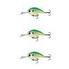 3x 13 Fishing 60mm Jabber Jaw Deep Crankbait Fishing Lures - Citrus Shad