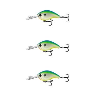 3x 13 Fishing 60mm Jabber Jaw Deep Crankbait Fishing Lures - Citrus Shad