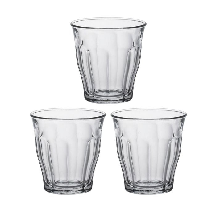 3x 4pc Duralex Picardie 90ml Glass Tumbler Set - Clear