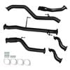 Ignite Exhausts Turbo Back For Isuzu Rc D-max 3l 3" Cat & Pipe Black Aluminised Steel