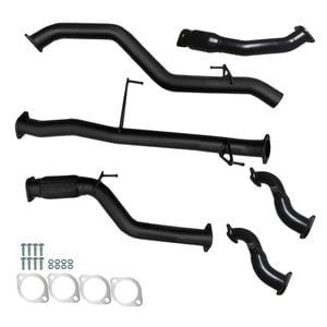 Ignite Exhausts Turbo Back For Isuzu Rc D-max 3l 3" Cat & Pipe Black Aluminised Steel