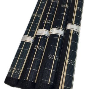 Set of 4 BAMBOO PLACEMATS Dinner Table Decor Party Natural Party 45x30cm BULK