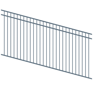 ProtectorAl 1201 - 2400 x 1200mm Deep Ocean Raked Up to 15º DTR All Up Pool Fence Panel