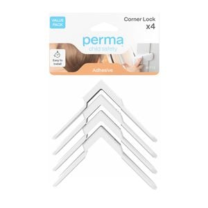 Perma Child Safety Corner Drawer Locks - 4 Pack