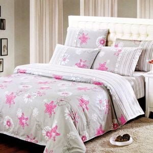 250TC Lily Blossom Quilt Cover Queen