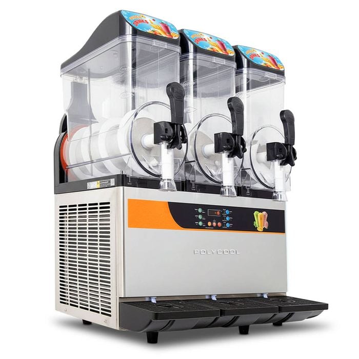 POLYCOOL 36L Triple Tank Commercial Slush Machine, Digital Control Panel, SAA Approved, Juice and Frozen Slushy Maker