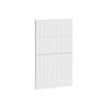 Kaboodle 450mm Provincial White V-Groove 3 Drawer Panels
