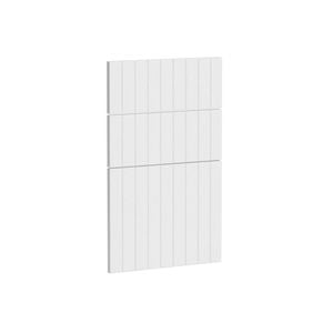 Kaboodle 450mm Provincial White V-Groove 3 Drawer Panels