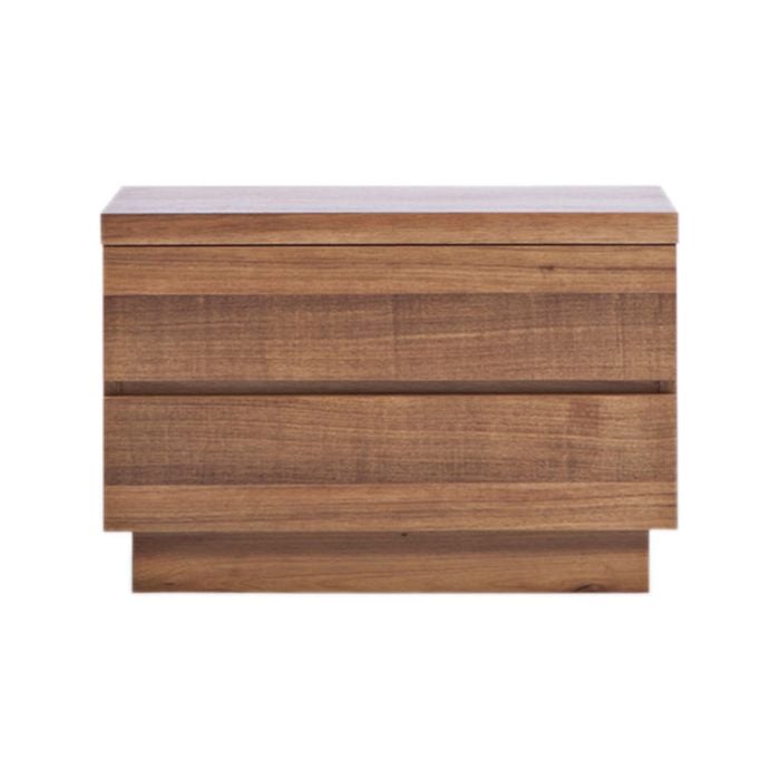 Florence Blackwood 2 Drawer Bedside Table