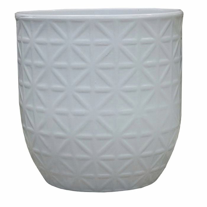 Northcote Pottery 17cm White Ava Egg Pot