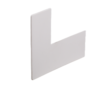 Dynex 1Ea White Palliside Raked Roof Endcap