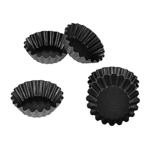 Matfer Bourgeat Exopan Brioche - 70mm, Small Wave, Non-Stick, Pack of 25