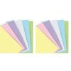 2x 60pc Filofax Pastel Square Notepaper Personal Refill Set Organiser Stationery