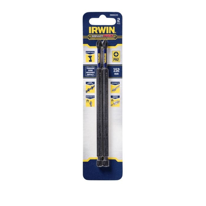 Irwin Impact Pro Performance 152mm PH2 - 2 Pack