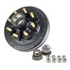 Sunrise Trailer 12" Electric Brake Drum 8 Stud Dexter Style Replacement Kit - Ehd8s12f