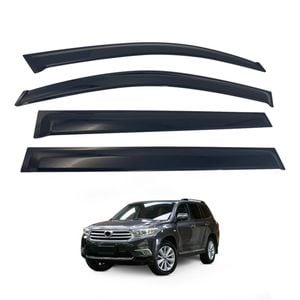 AUSGO Luxury Weather Shields for Toyota Kluger 2007-2013 Weathershields Window Visors Wind Deflectors