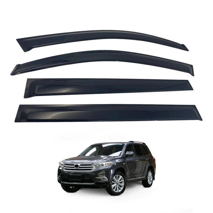 AUSGO Luxury Weather Shields for Toyota Kluger 2007-2013 Weathershields Window Visors Wind Deflectors