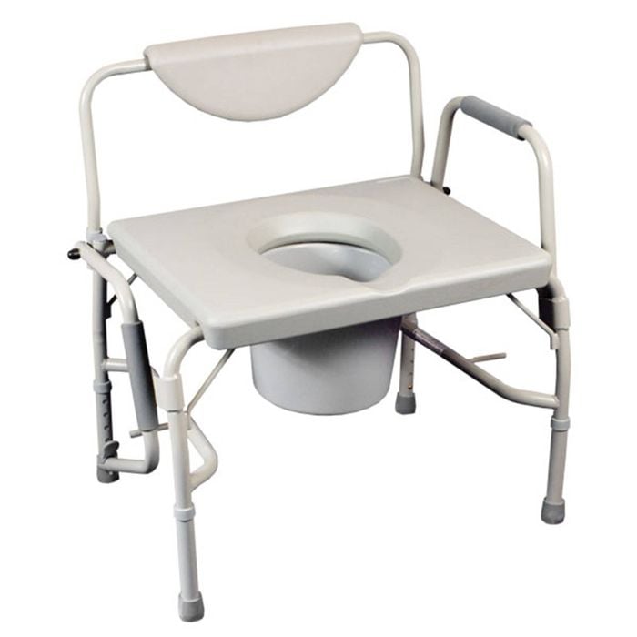 Safety and Mobility Bariatric Drop Arm Commode/Over Toilet Aid