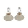 Shaw & Mason Ivory Plastic Wall Flange - 2 Pack
