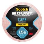 Scotch 25mm x 11.4m Clear Double Sided Mounting Tape