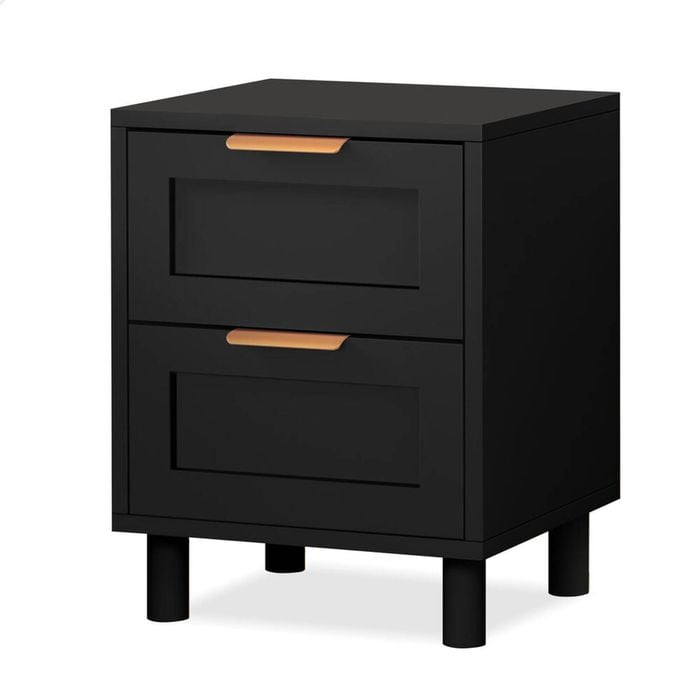 ALFORDSON Bedside Table Black