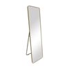 Urban Style Standing Mirror Full Length Contemporary Decor Gold 150cm