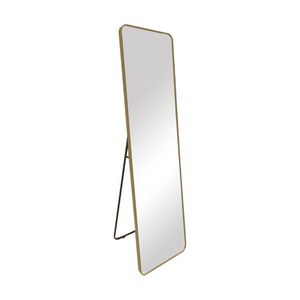 Urban Style Standing Mirror Full Length Contemporary Decor Gold 150cm