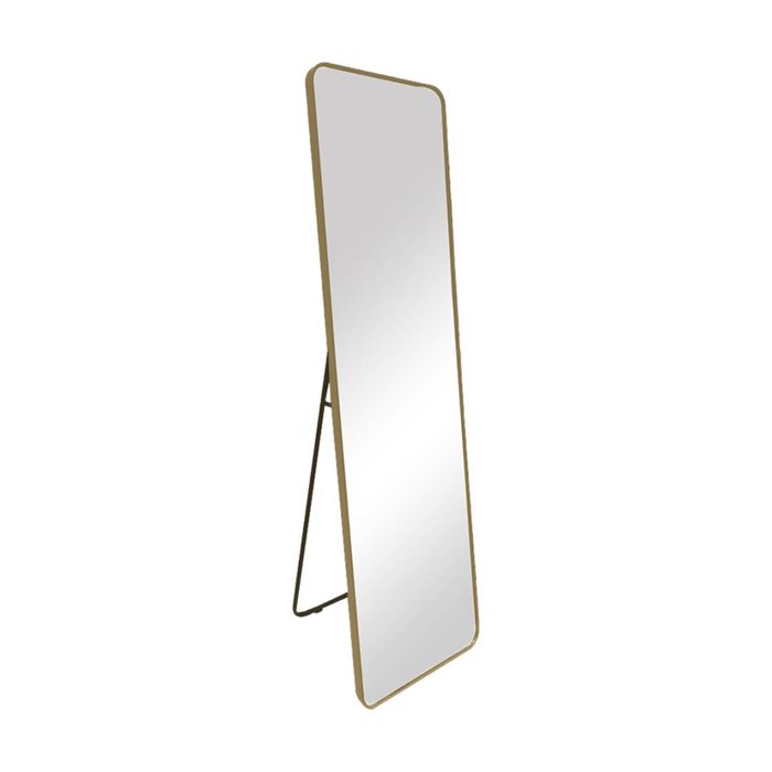 Urban Style Standing Mirror Full Length Contemporary Decor Gold 150cm