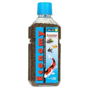 Economy Pellet Food 2mm 350g Bottle (Aqua One)