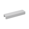 Lugna 148 x 36 x 20mm White Door and External Drawer Handle